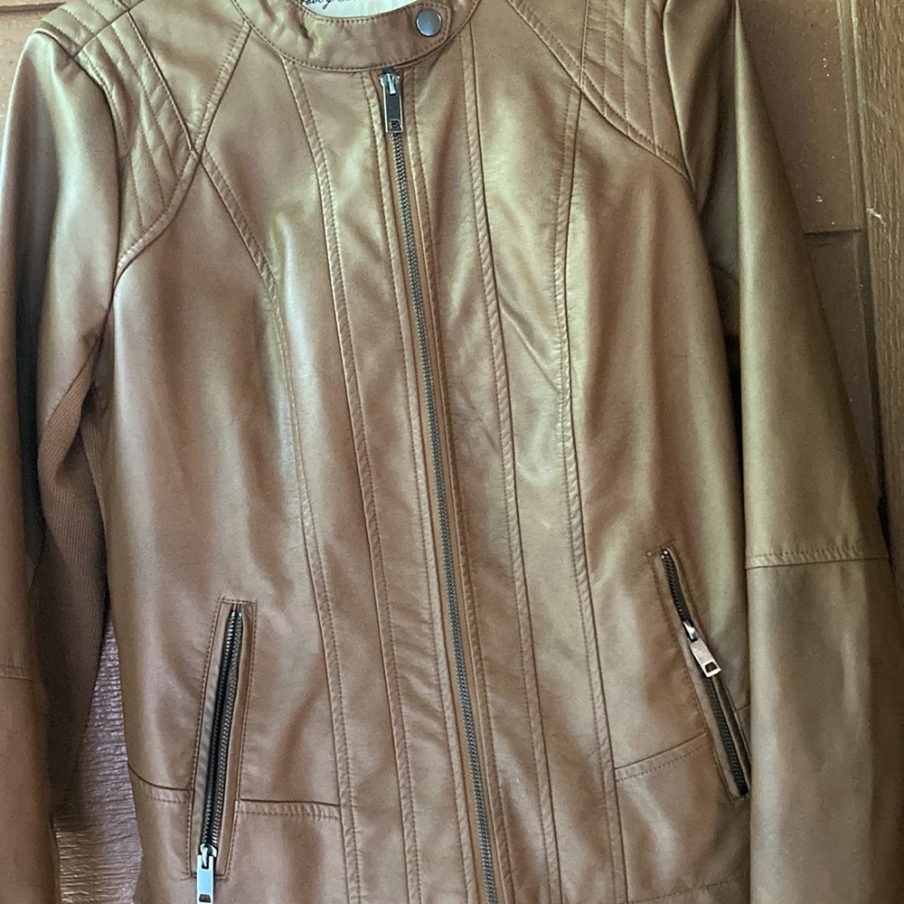 Fake leather jacket - Picture 5 of 5
